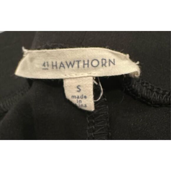 41 Hawthorn Women's Black Pull-On Leather Peeble Pattern‎ Mini Tube Skirt Size S - Picture 4 of 6